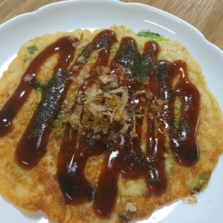 簡単！余ったたこ焼き粉でとろろ焼き（´ 3｀)